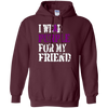 Image of Alzheimer's Awareness T-shirt I Wear Purple For My Friend