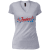 Image of America Heartbeat Long Sleeve Fourth of July Outfit Stars