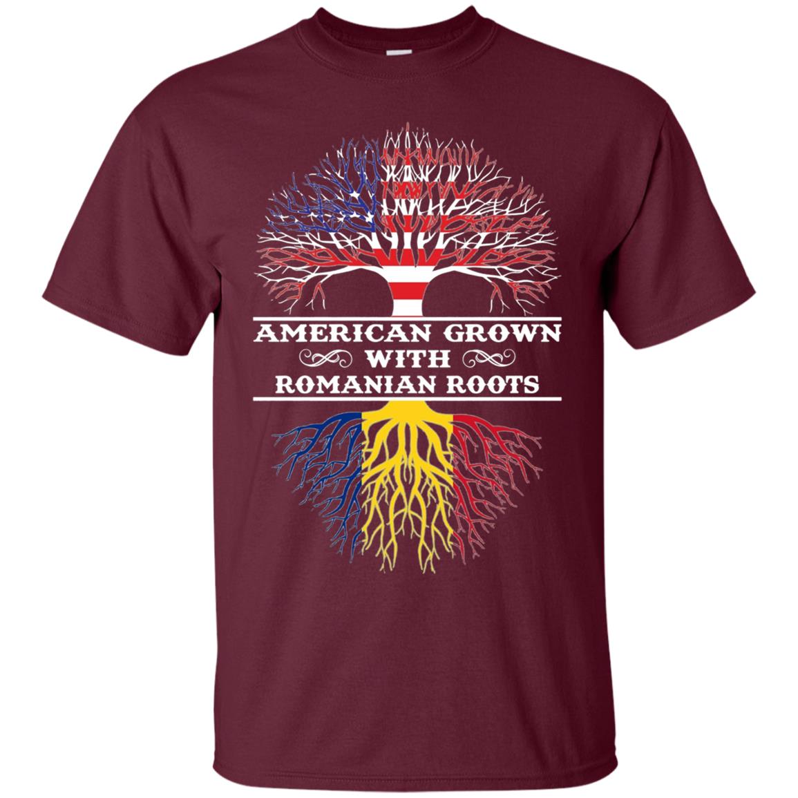 American Grown With Romanian Roots Tee Shirt