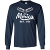 Image of America 1776 - 4th of July Patriotic America USA Shirt LS
