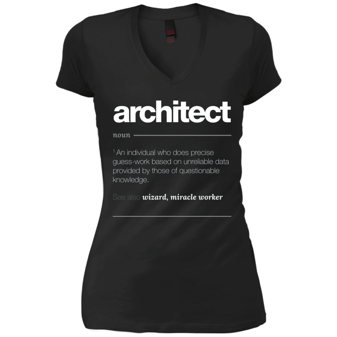 Architect Definition T Shirt - Funny Job Gift Tee