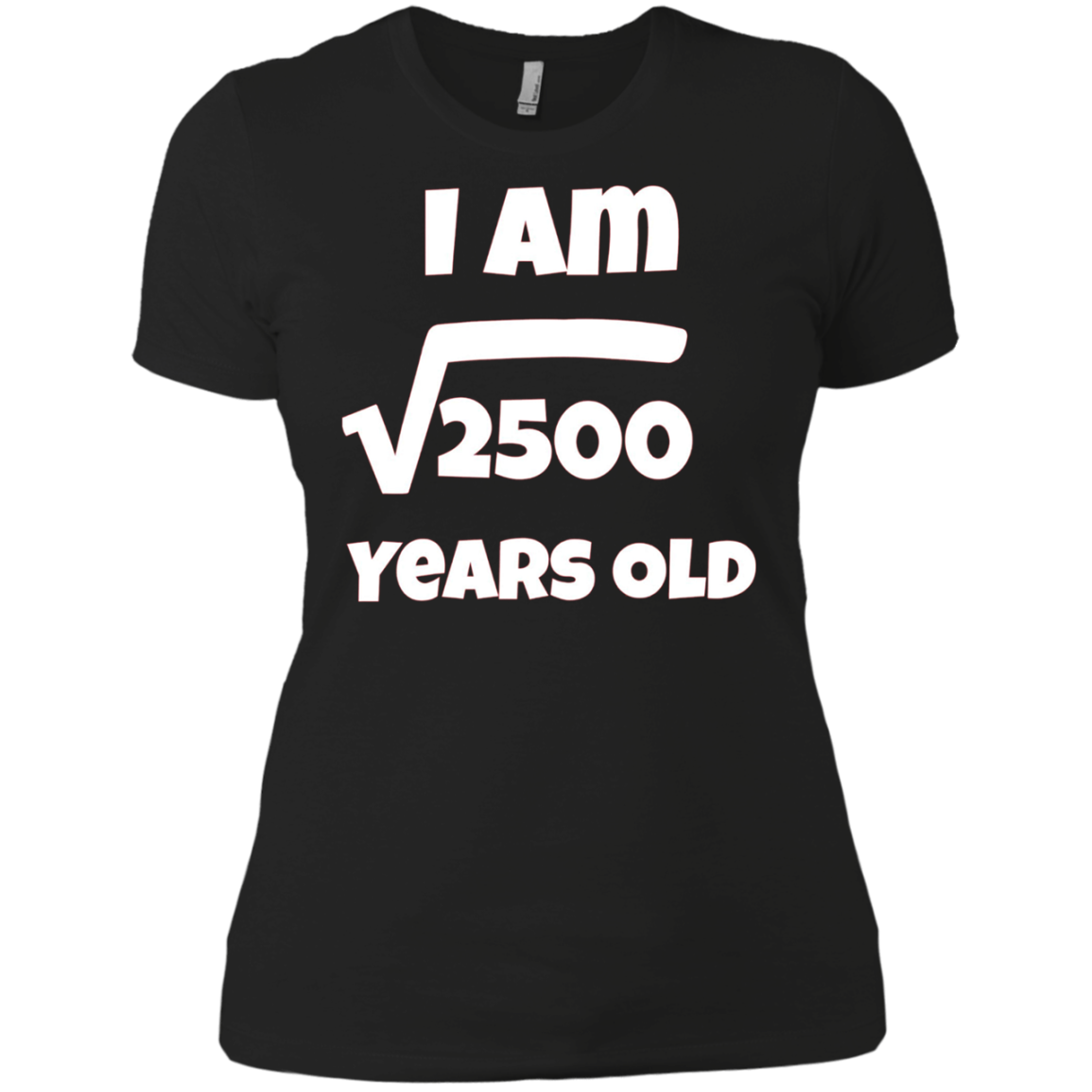 50 year old 50th Birthday Gift Idea: Square Root of 2500 Tee