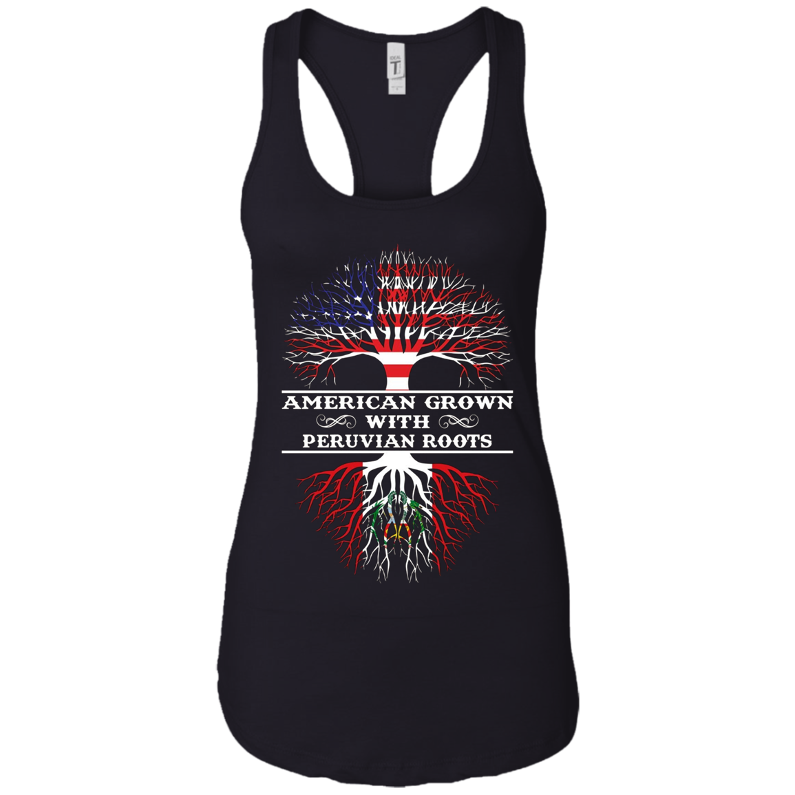 American Grown With PERUVIAN Roots Tee Shirt