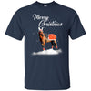 Image of Santa Merry Christmas Horse TShirt Farm Farmer Christmas Tee