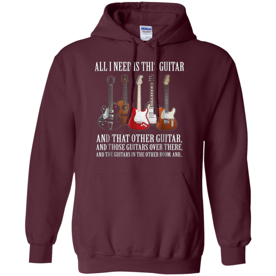 All I Need Is This Guitar TShirt True Story About Guitarists