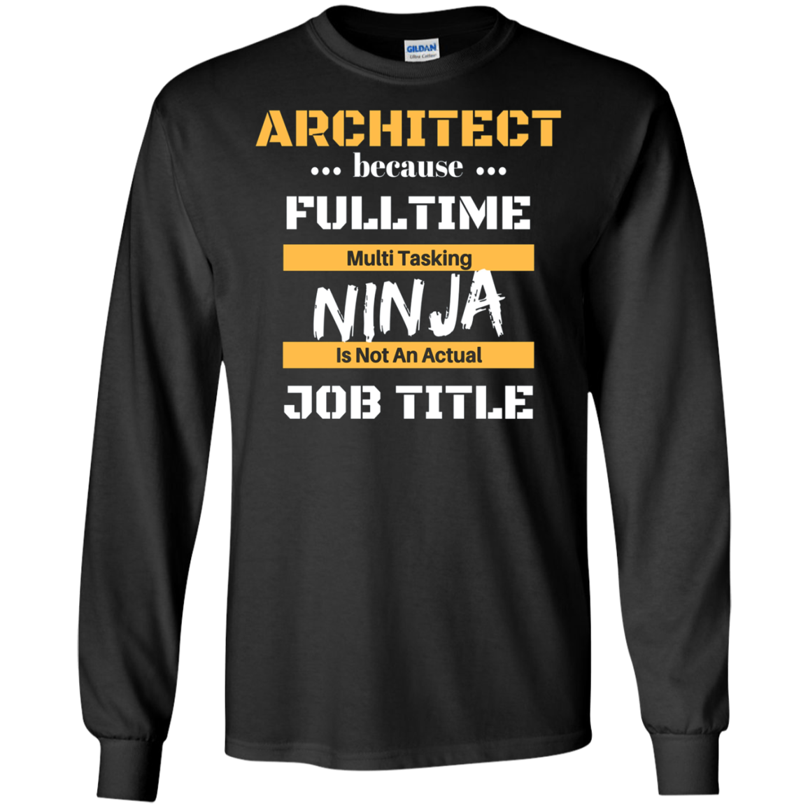 Architect Ninja Job Career Gift T Shirt Student Occupation