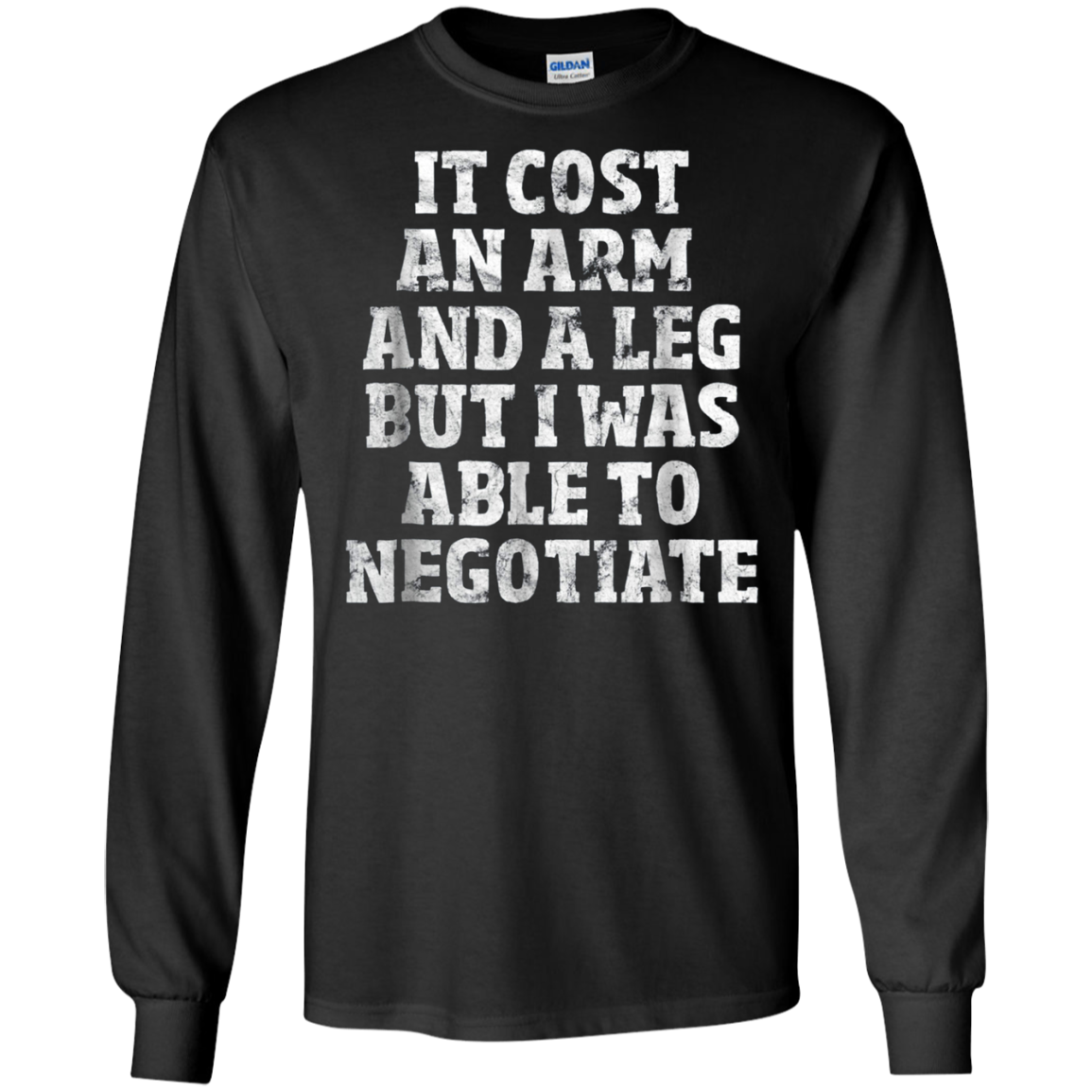 Amputee T-Shirt: Able To Negotiate Funny Leg Amputee Shirt