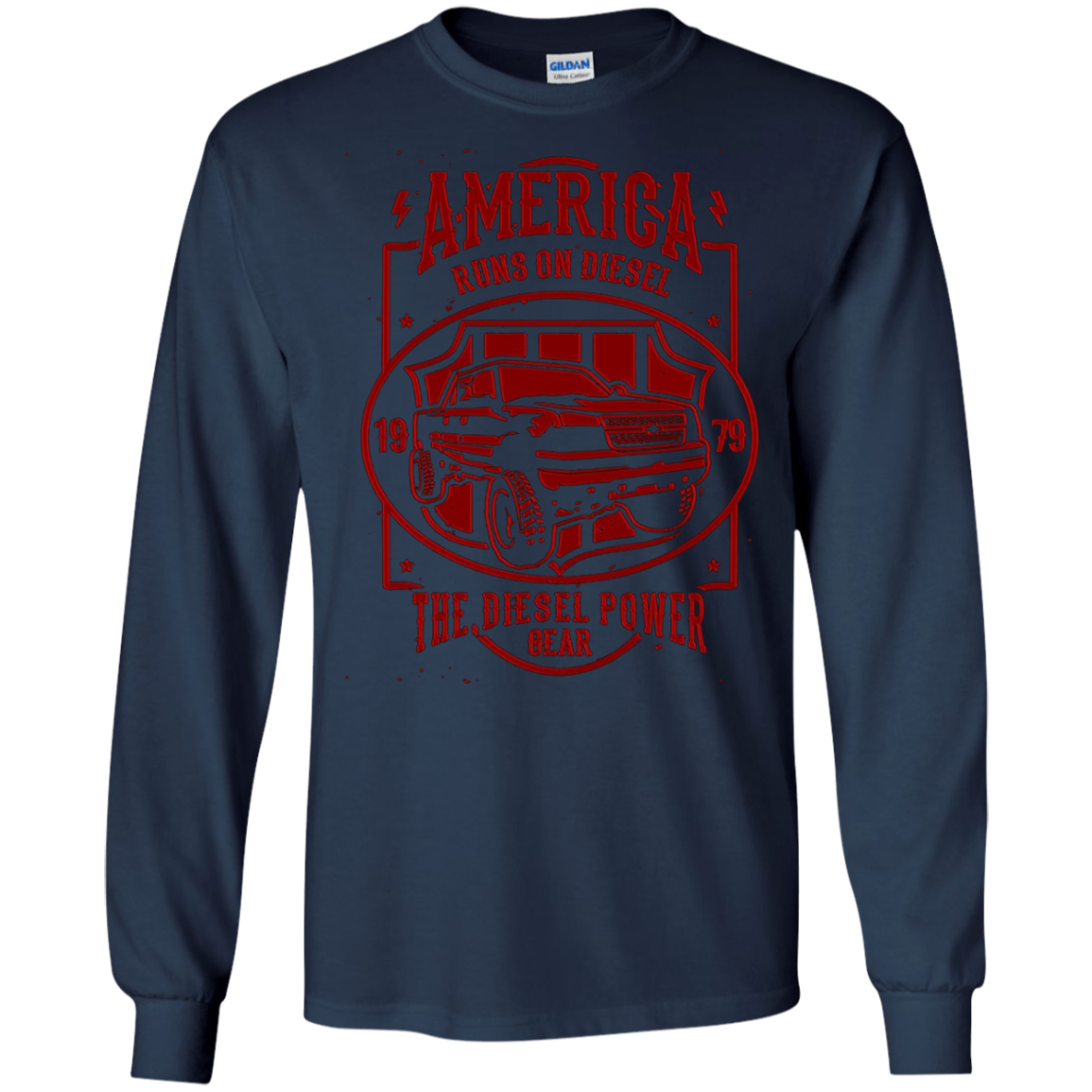 T-shirt American Run On Diesel