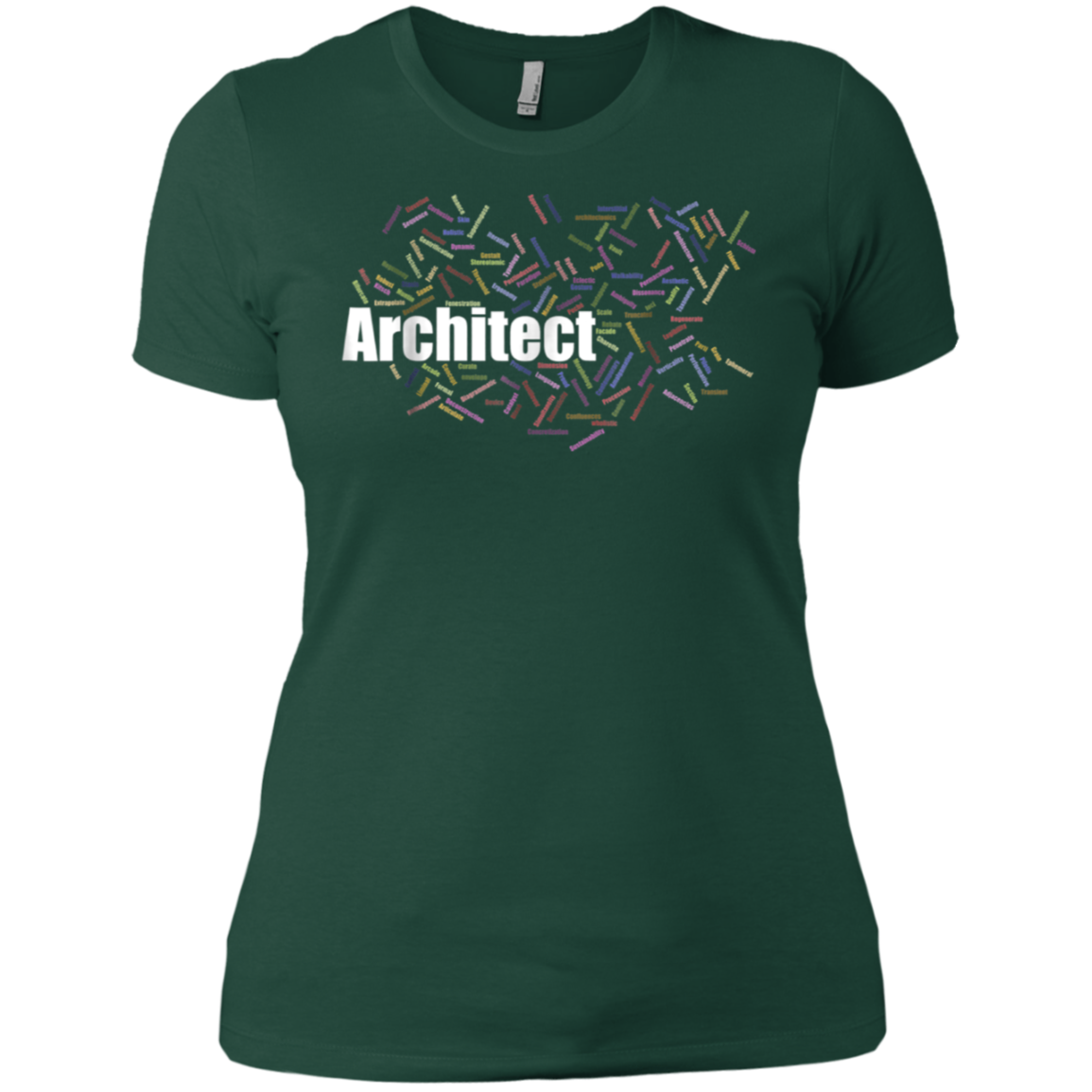 Architect Gift Terms T-Shirt Word Cloud Planner Draftsman