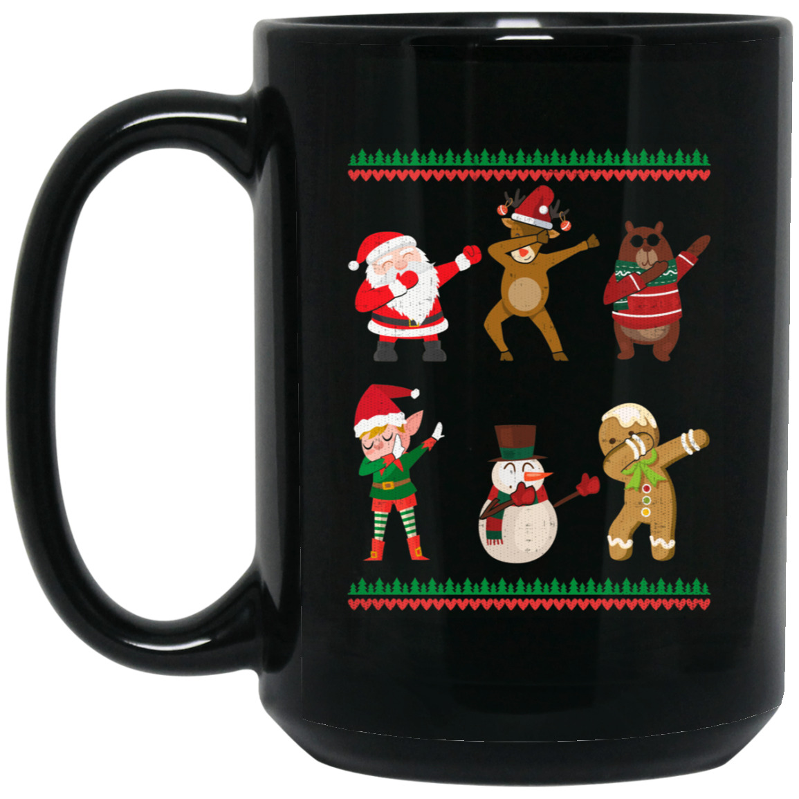 christmas Shirts dabbing santa and friends