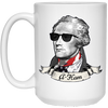 Image of A-Ham Long Sleeve Patriotic Tee | Alexander Hamilton T-Shirt