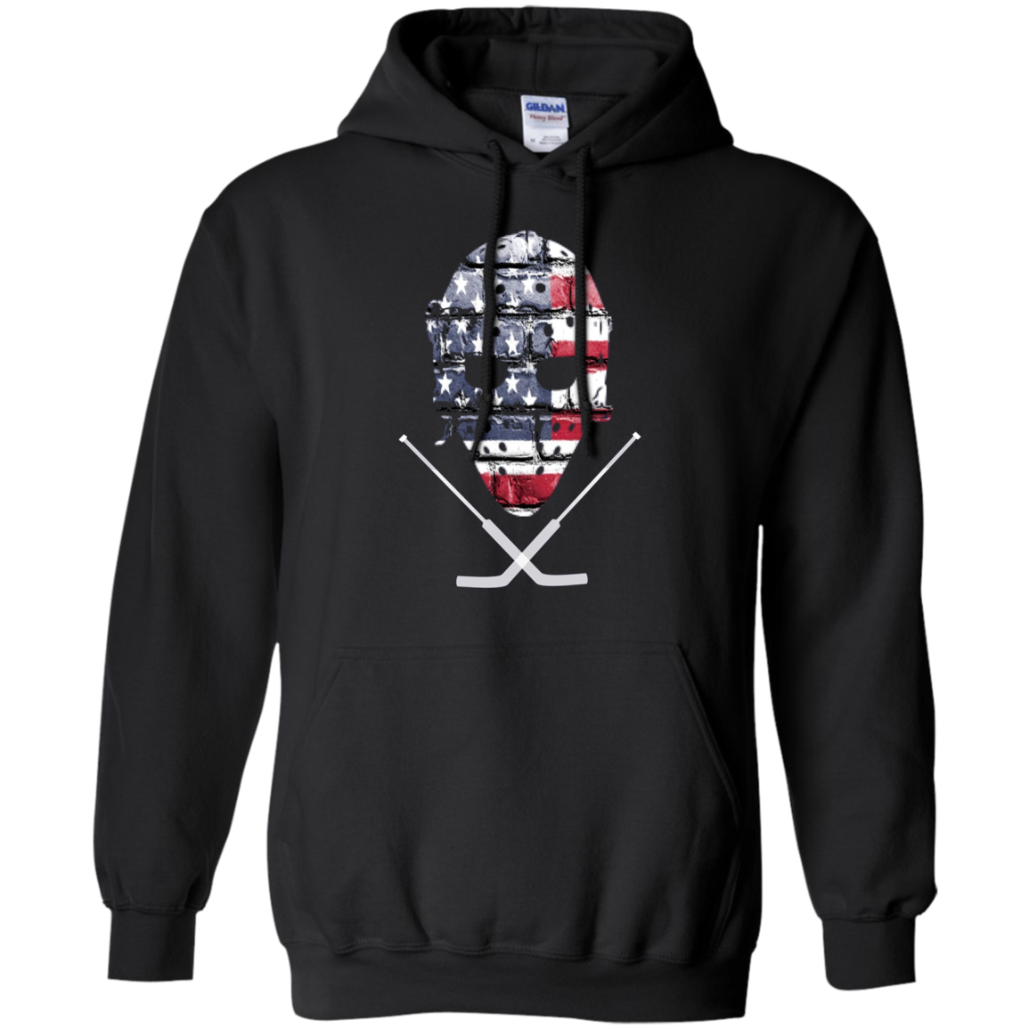 American Hockey Goalie T-Shirt Patriotic Hockey Tee