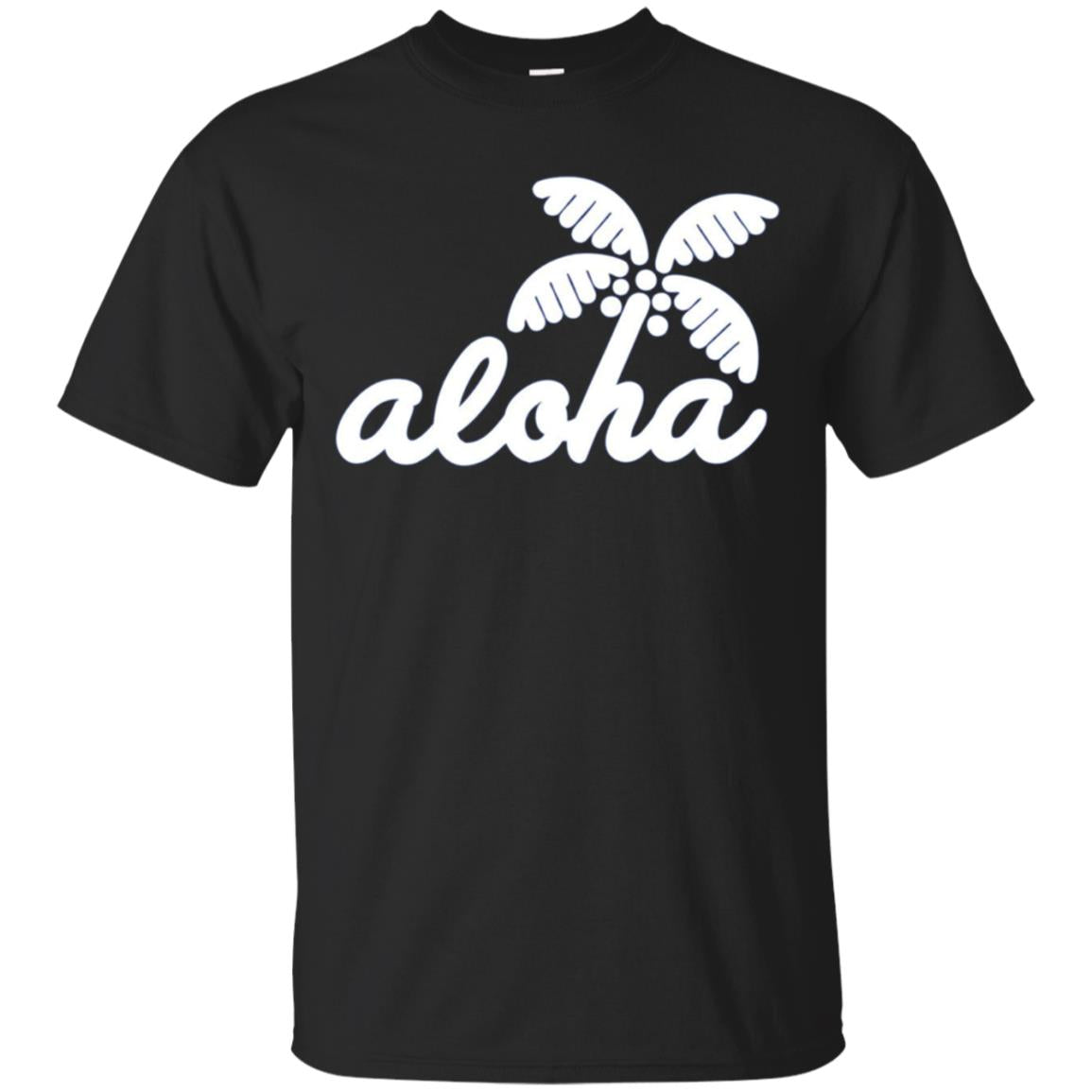 Aloha Palm Tree Simple Long Sleeve T-shirt