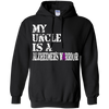 Image of Alzheimer's Awareness Shirt For Uncle Purple Ribbon Tee