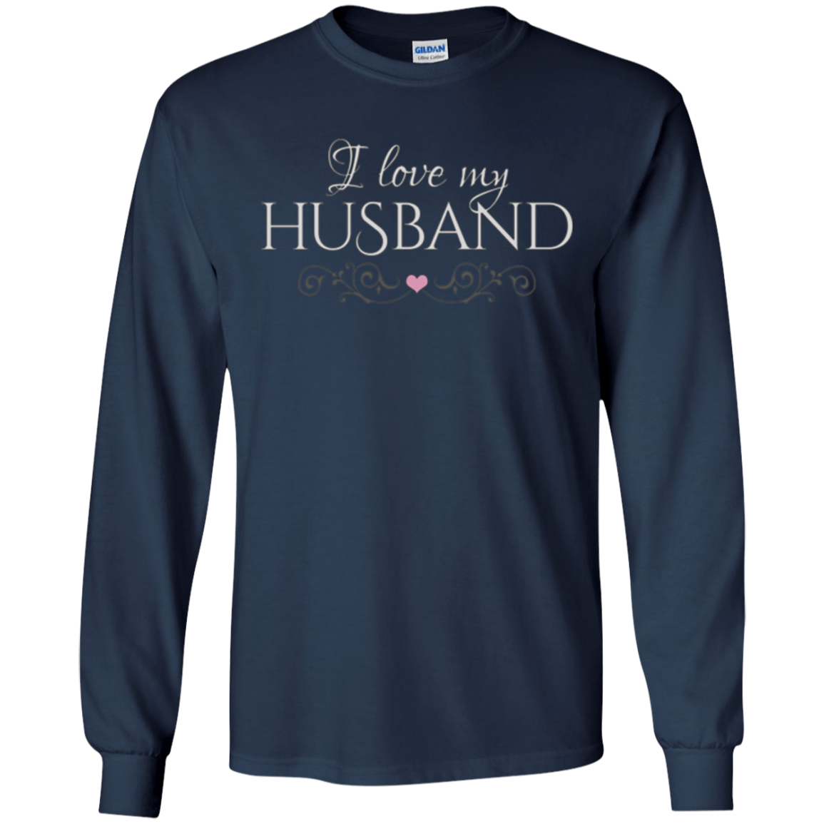 "I love my husband" - romantic wife Valentine's gift t-shirt