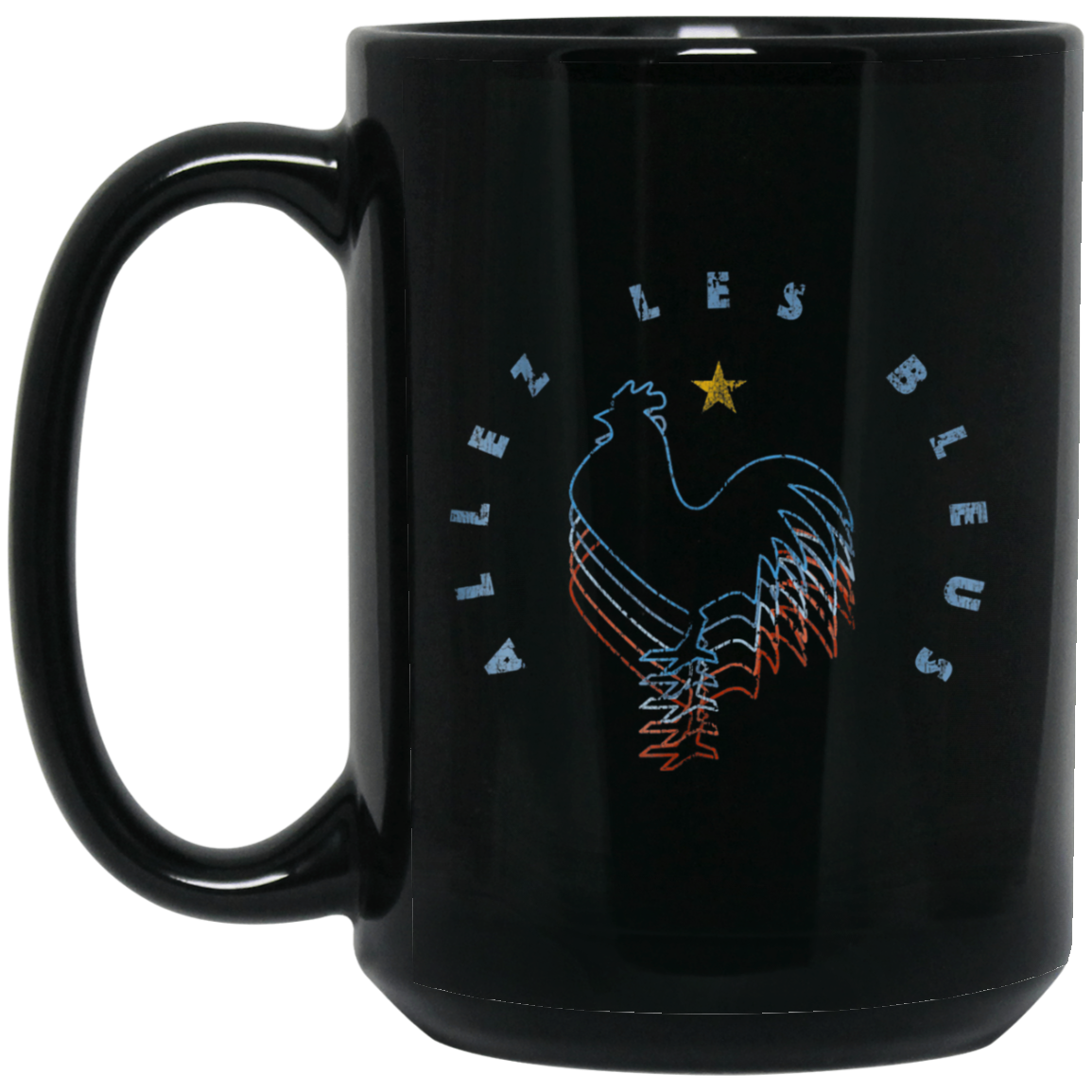 ALLEZ LES BLEUS Retro France Soccer Jersey 2018 French Flag