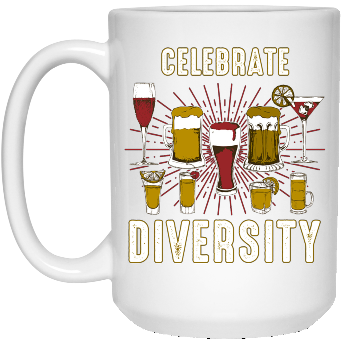 Alcohol Diversity Shirt Celebrate with Beer long sleeve