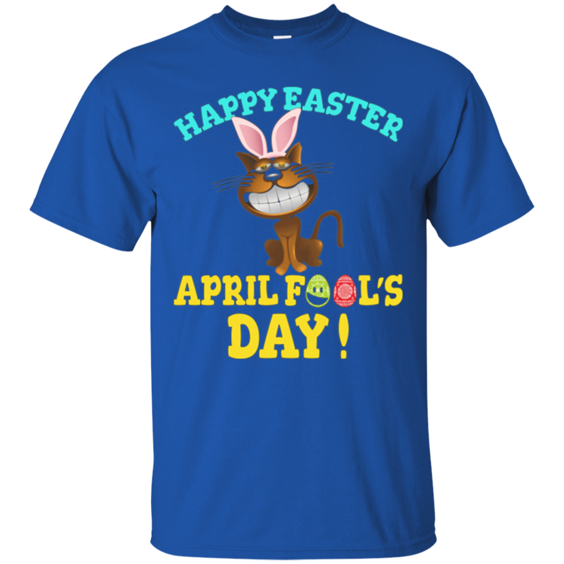 Funny happy Easter April fool's day cats T-shirts Tees