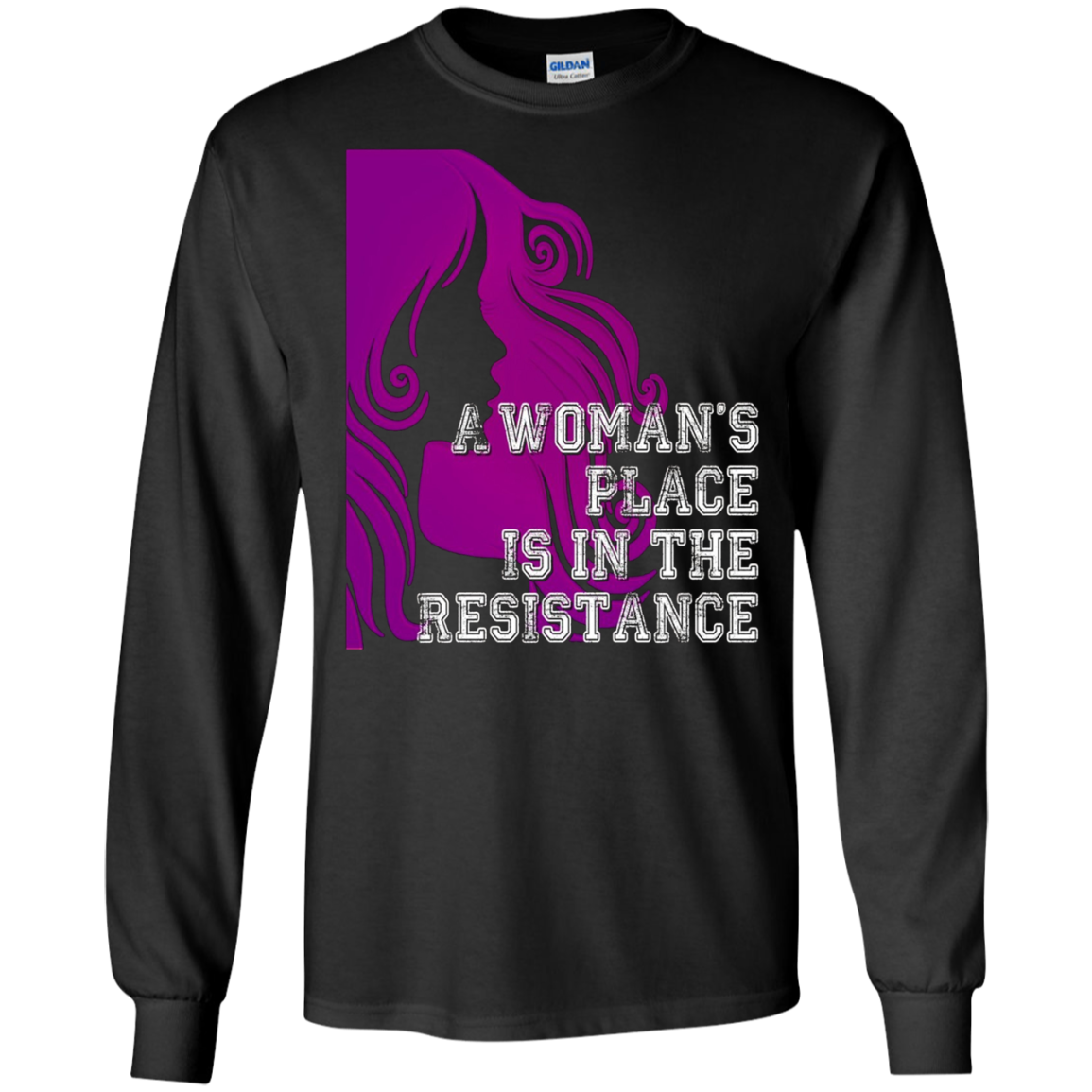 A Woman's Place Is In The Resistance Shirt Varsity Protest