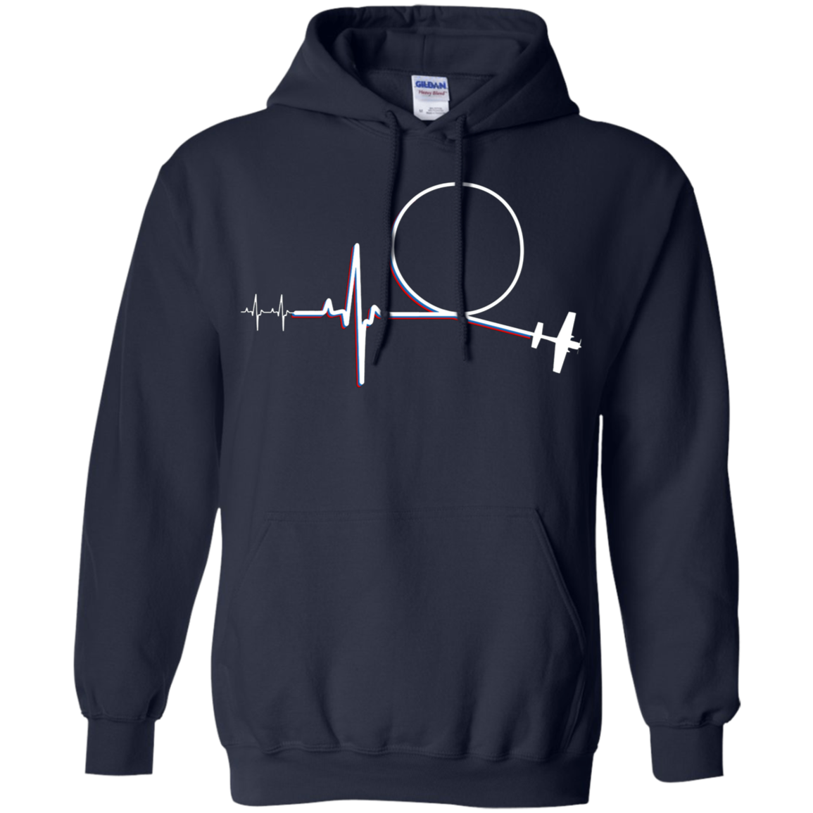 Aerobatic Pilot Heartbeat | Airshow Fan Aerobatic Pilot Tee