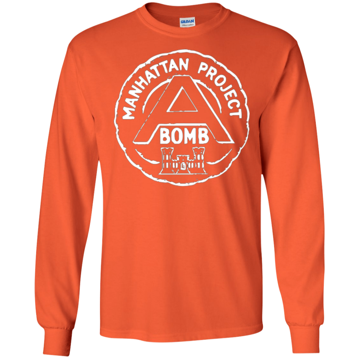 Atomic Bomb Manhattan Project T-Shirt White Print