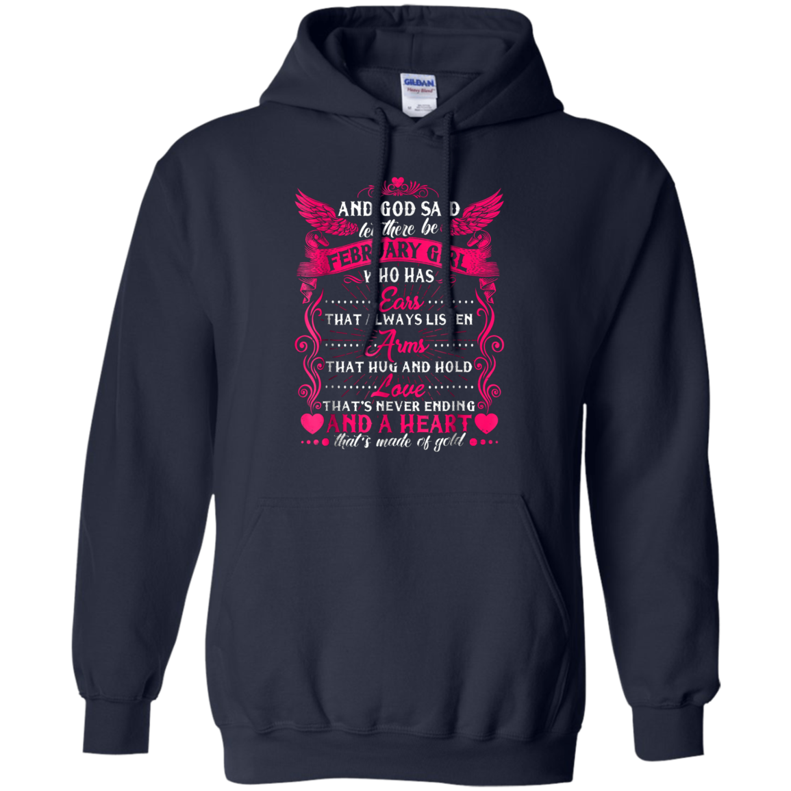 And God Said Let There Be February Girl T-shirt