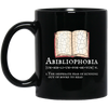 Image of Abibliophobia Funny Definition T Shirt Reading Apparel