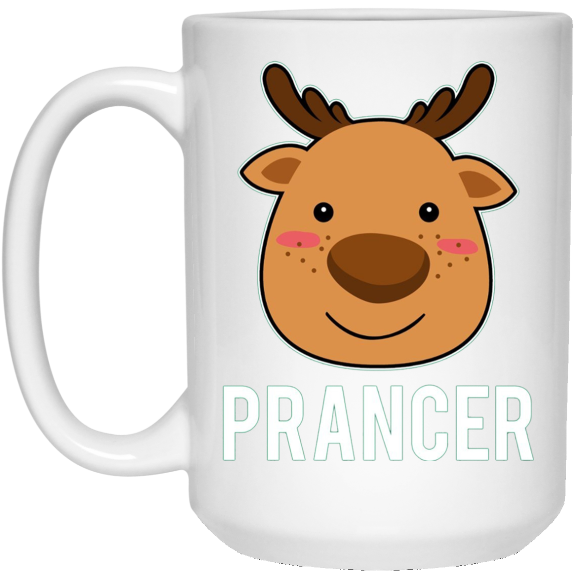 Santa Reindeer Prancer T-Shirt Christmas Group Costume Tee