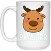 Image of Santa Reindeer Prancer T-Shirt Christmas Group Costume Tee