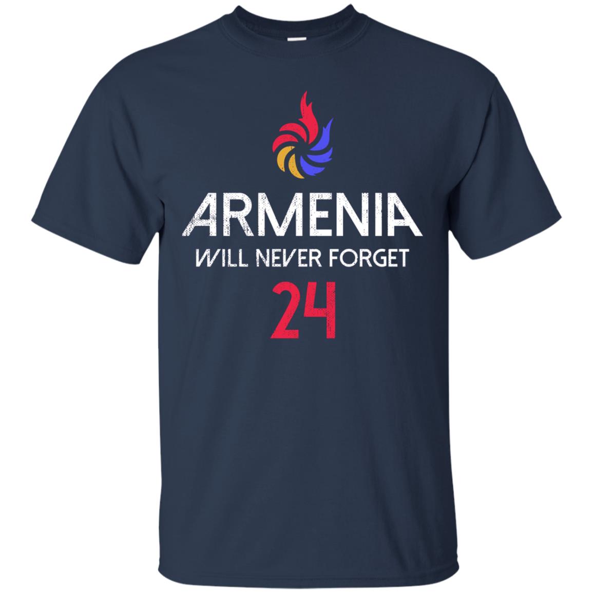 Armenia Will Never Forget T-shirt for to show Armenian Pride
