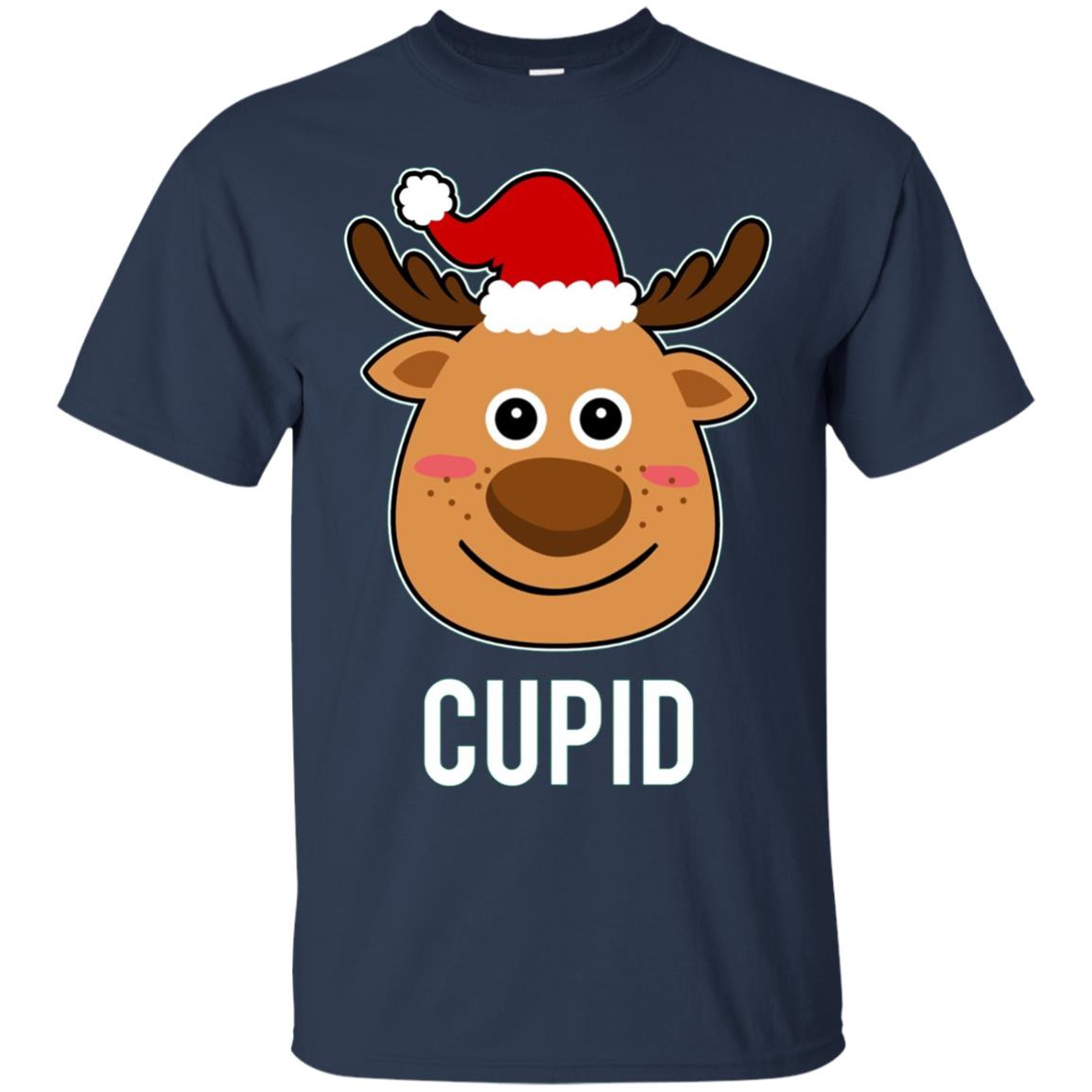Santa Reindeer Cupid T-Shirt Christmas Group Costume Tee
