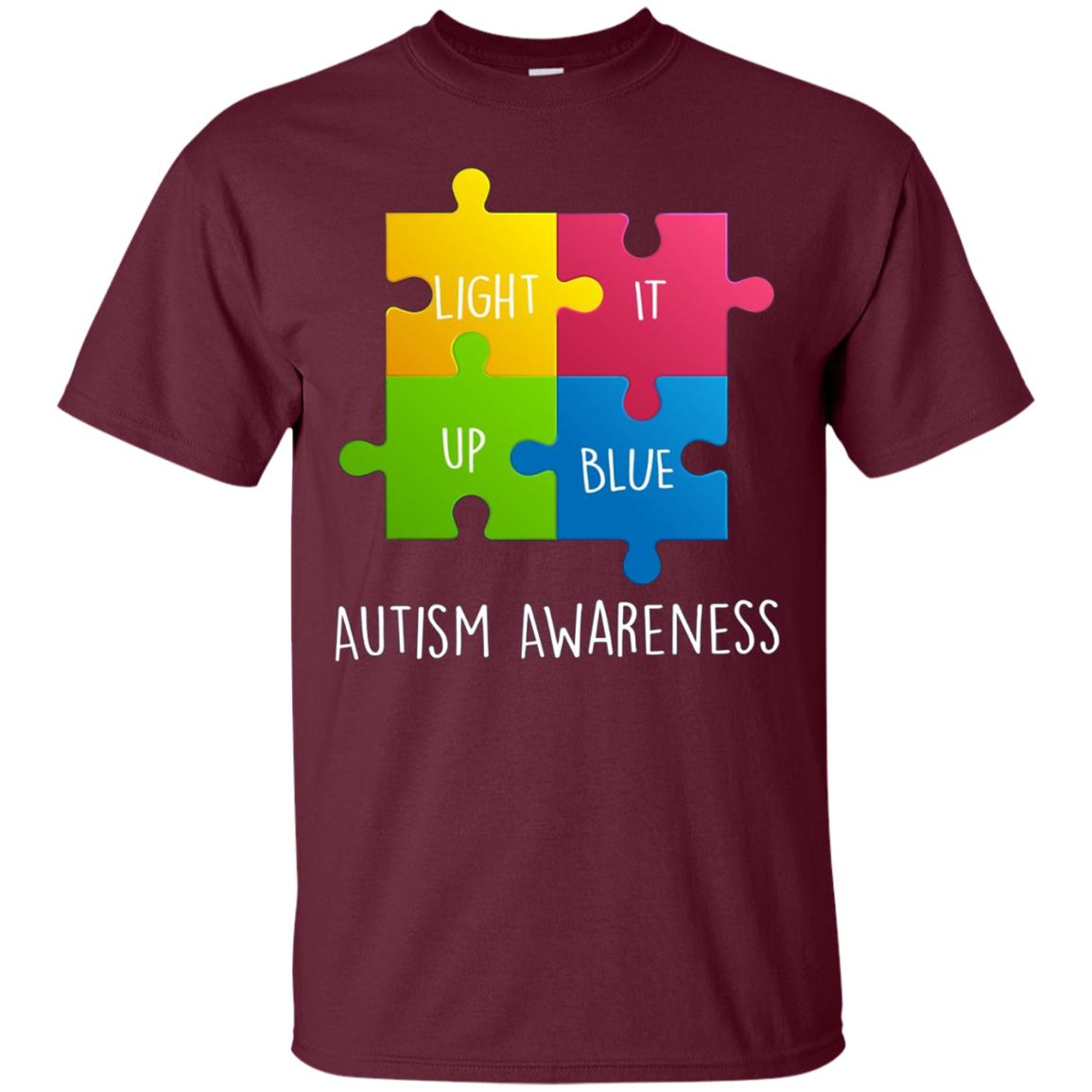 Autism Awareness Light it up Blue T-Shirt