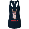 Image of 'Merica Llama Patriotic USA July 4 Sunglasses Funny T-Shirt