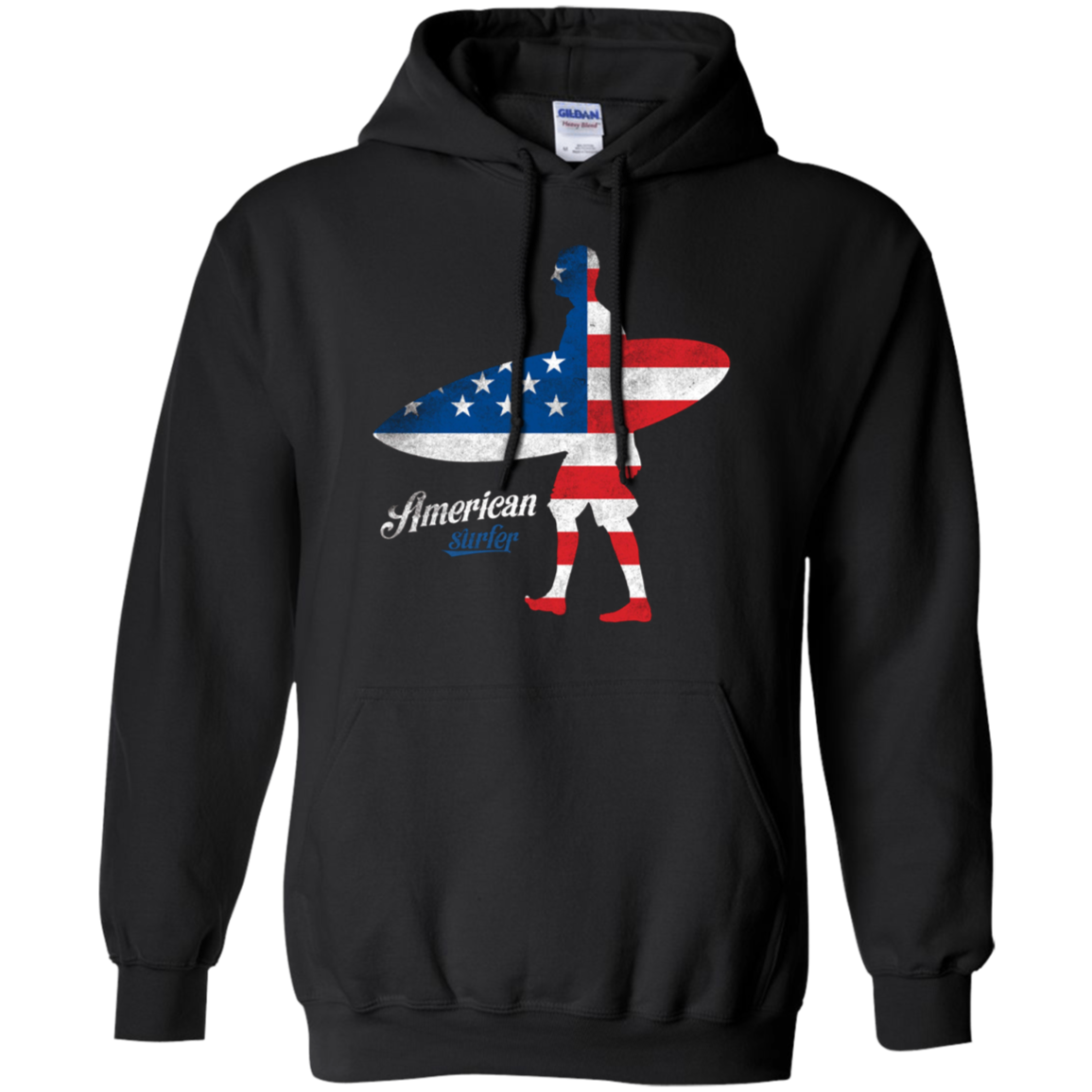 American Flag Surfer Tee Shirt USA Love Surfing Surf Gifts