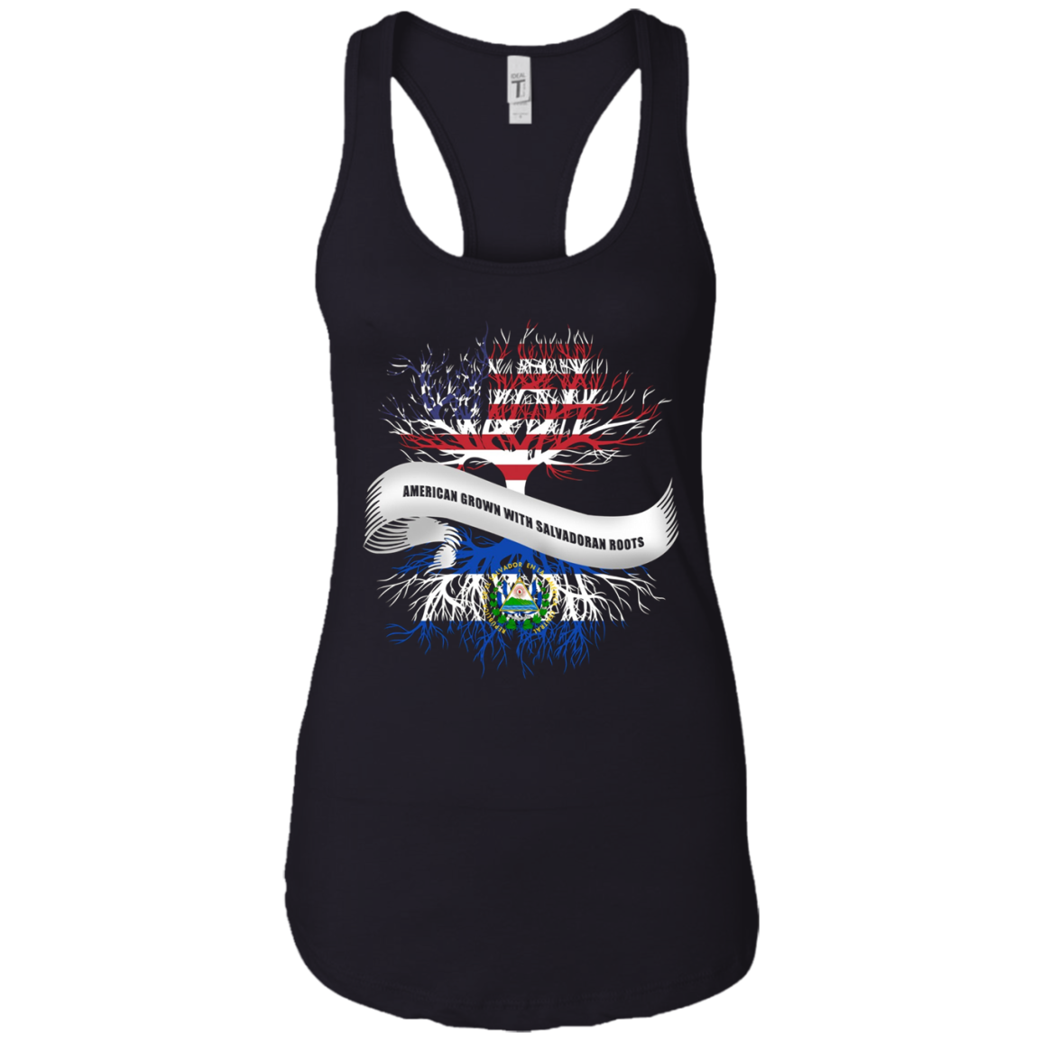 American Grown with Salvadoran Roots T-Shirt El Salvador Tee