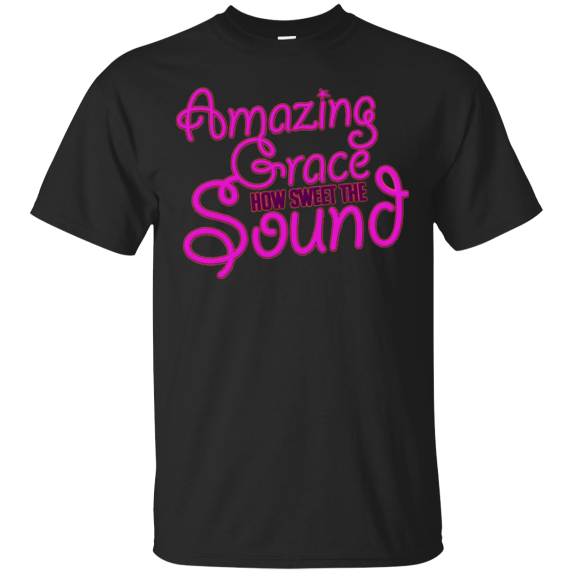 Amazing Grace How Sweet The Sound Christian Faith TShirt