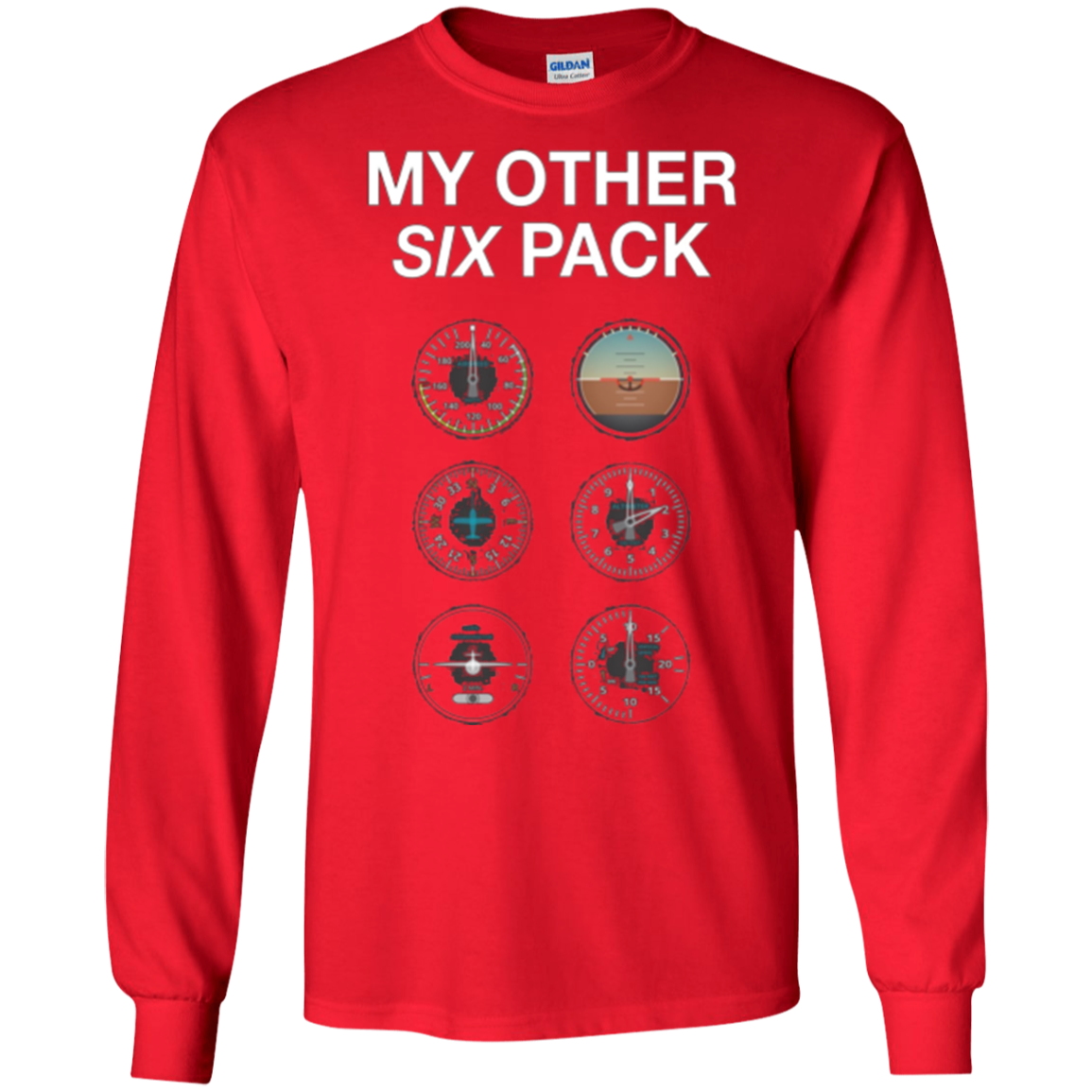 My Other Six Pack Funny Pilot T-Shirt
