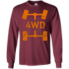 Image of 4WD Retro Long Sleeve T-Shirt Offroad Overland 4x4