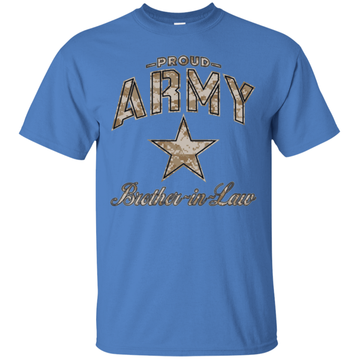 Army Brother-in-Law Shirts for Men and Boys (Camo)