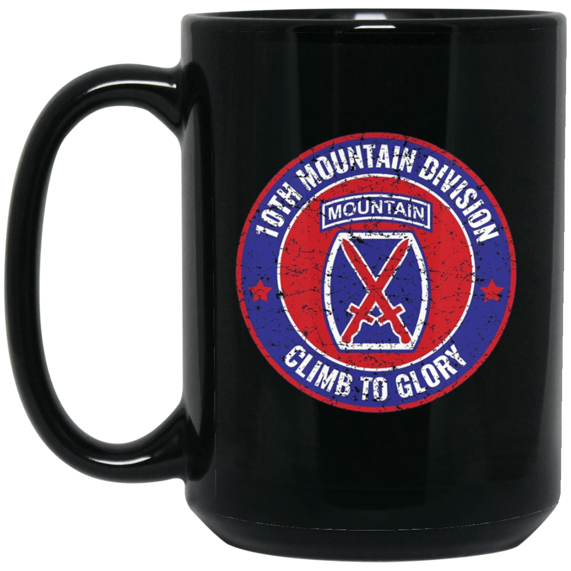 10th Mountain Division T Shirt Climb To Glory 20550