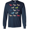 Image of Noël Enveloppé Dachshund Funny Doxie T-Shirt