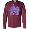 Image of Aspen Colorado T-Shirt Watercolor Hiking Adventure