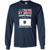 Image of American By Birth Proudly Raised In Massachusetts Flag Shirt