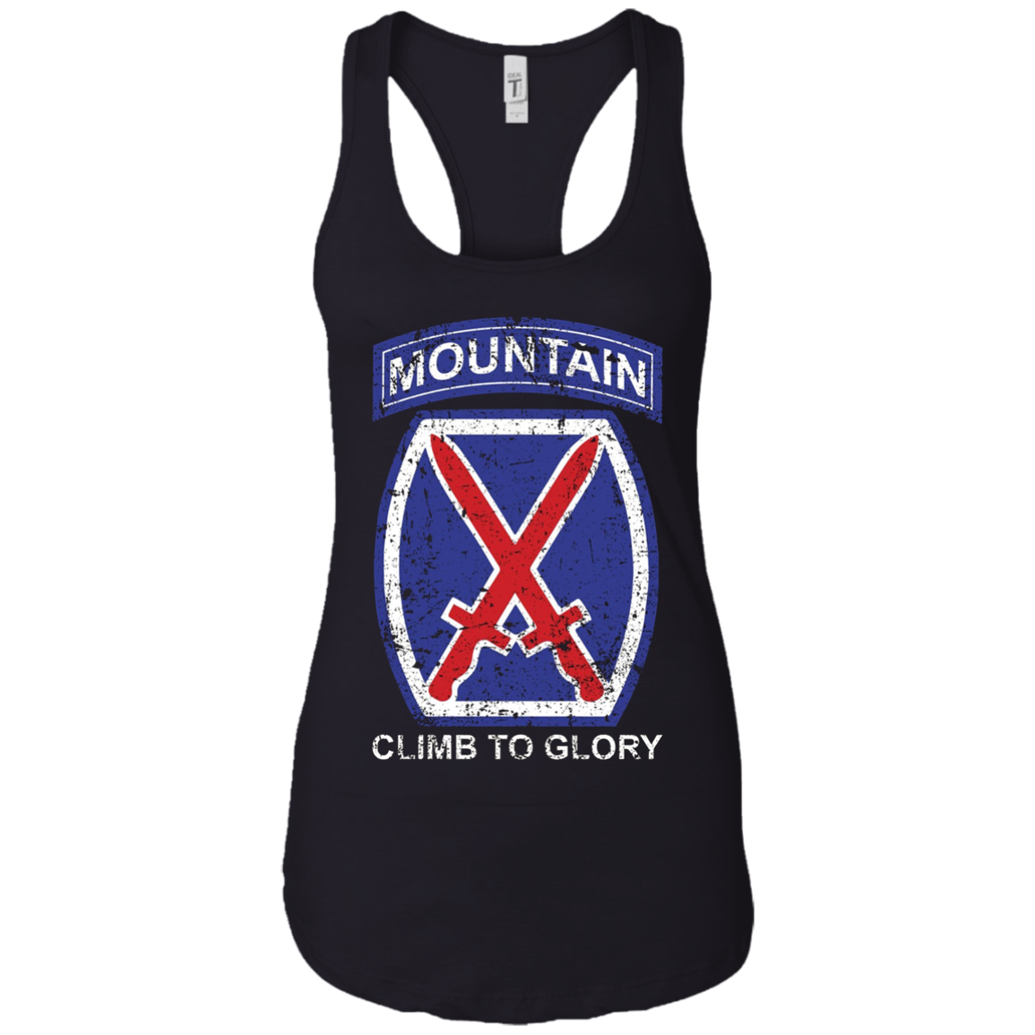 10th Mountain Division T Shirt Climb To Glory - 20324