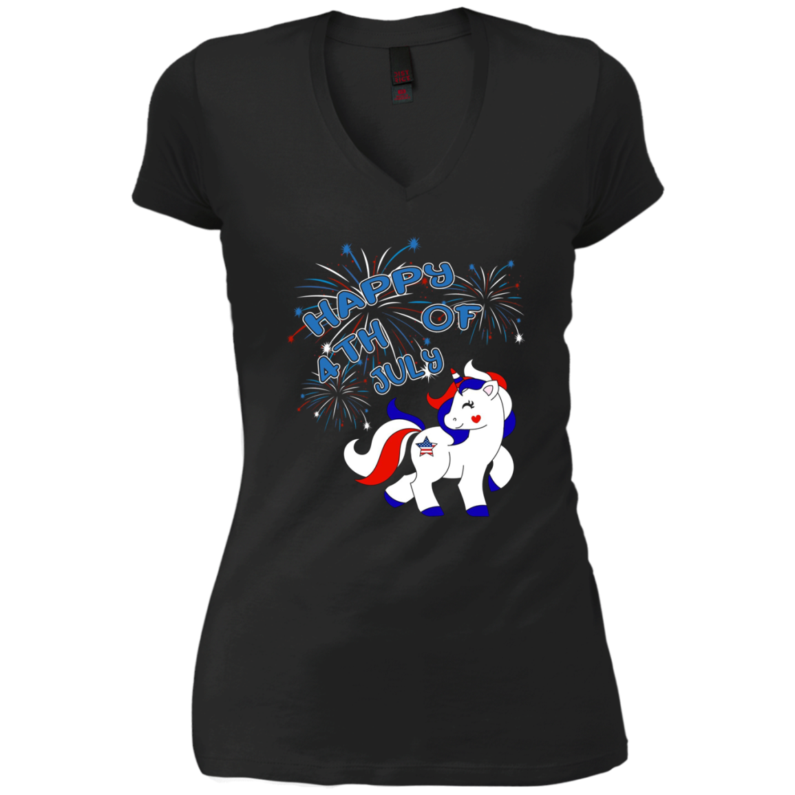 Americorn Patriotic Unicorn Happy Fourth Of July Long Sleeve