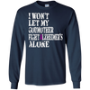 Image of Alzheimer's Awareness Shirt For Godmother Purple Ribbon Tee