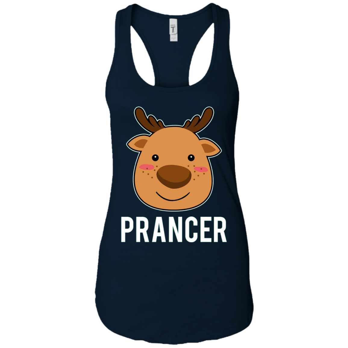 Santa Reindeer Prancer T-Shirt Christmas Group Costume Tee