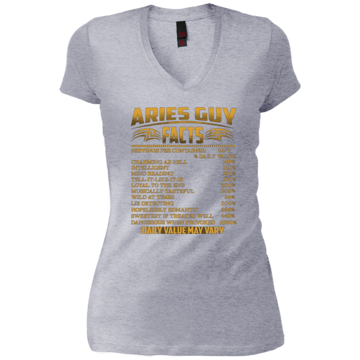 Aries GUY FACTS FUNNY T-SHIRT