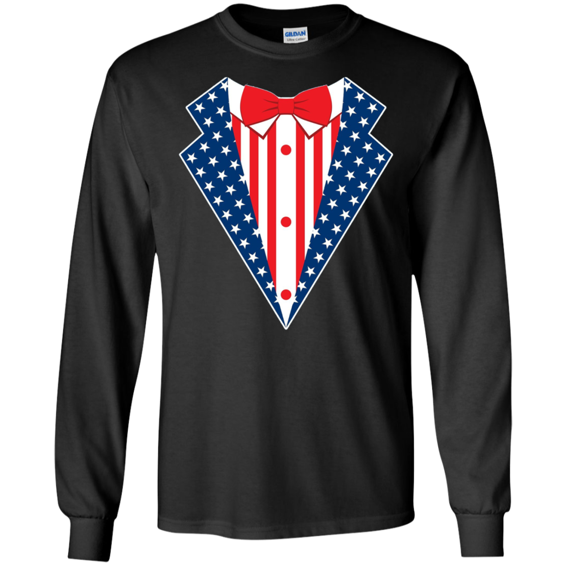4th of July USA Tuxedo T-shirt