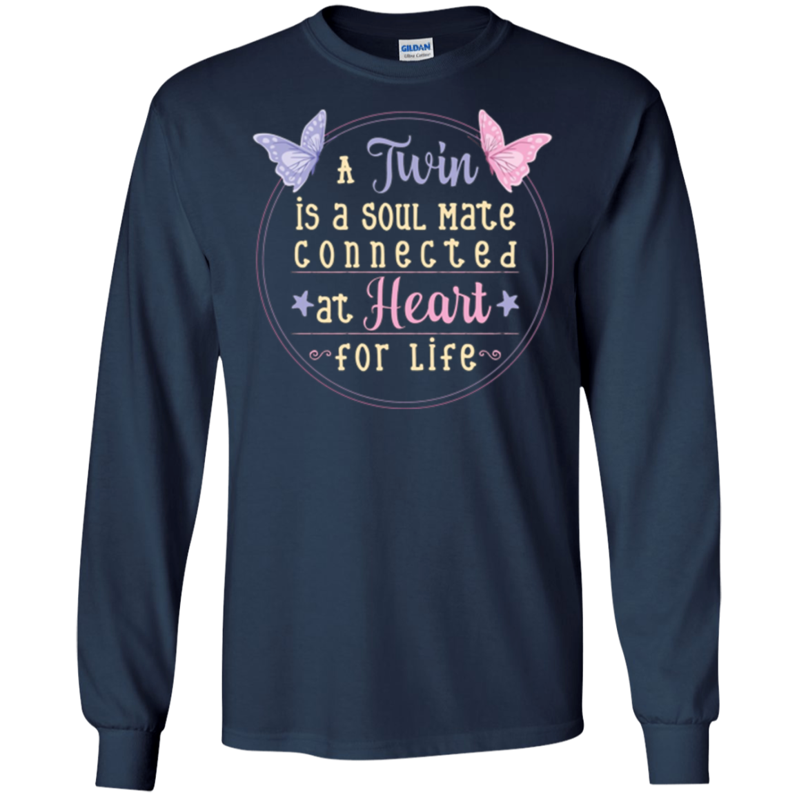 Un jumeau est une âme sœur connectée au cœur pour la vie T-Shirt